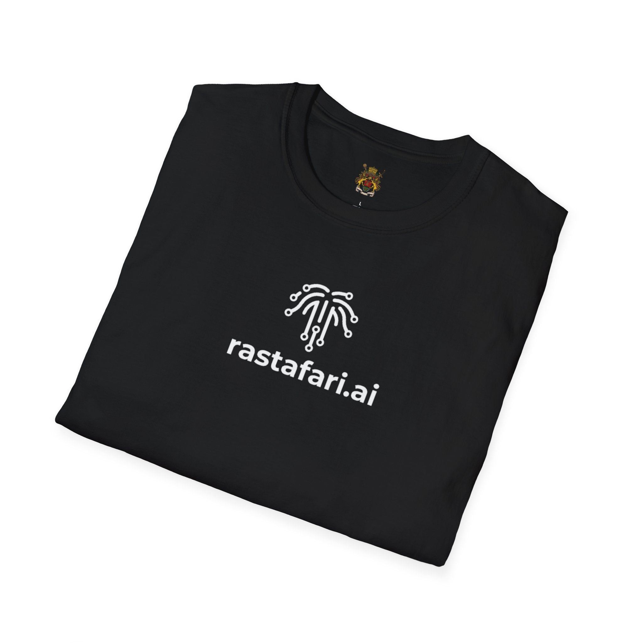 Rastafari.ai Logo T-Shirt — Vibrant Reggae-Inspired Tech Tee