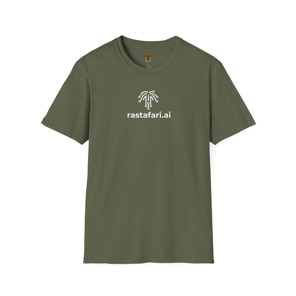 Rastafari.ai Logo T-Shirt — Vibrant Reggae-Inspired Tech Tee