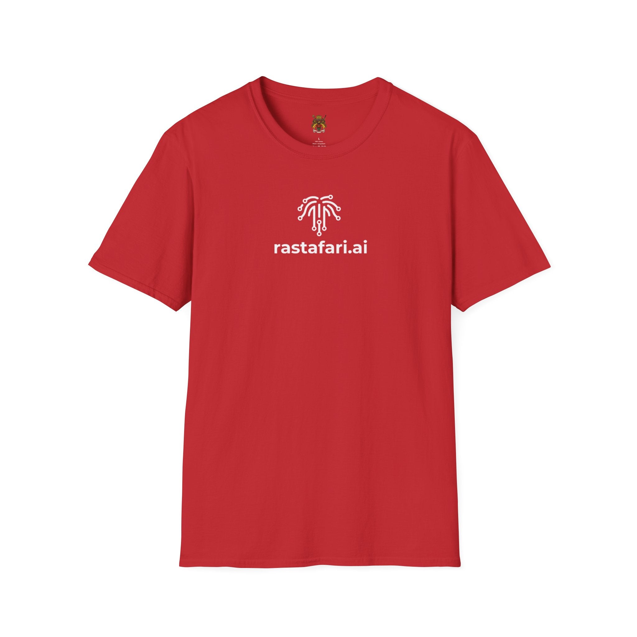 Rastafari.ai Logo T-Shirt — Vibrant Reggae-Inspired Tech Tee