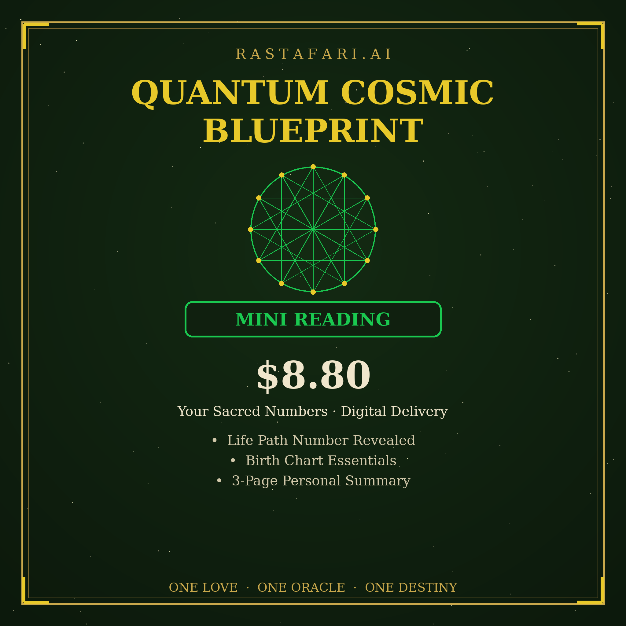 Cosmic Blueprint